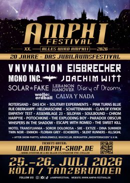 Amphi Festival 2026 25 - 26.07.2026 - The Black Gift Kulturmagazin